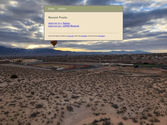 blog screenshot