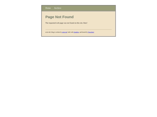 blog/not_found screenshot