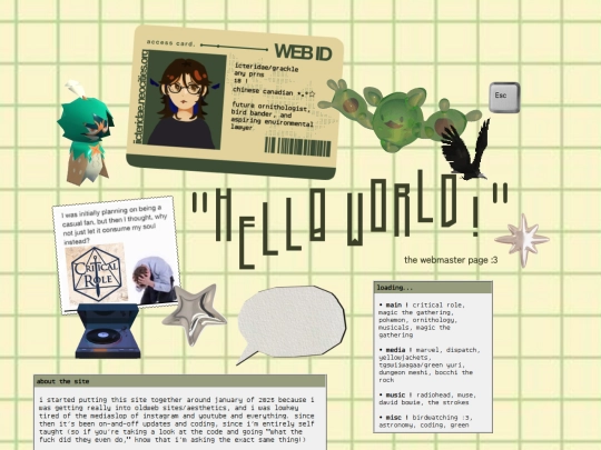 webmaster screenshot