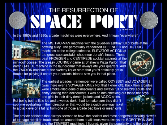 blog/spaceport screenshot