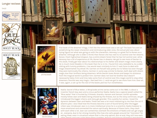 bookshelfpage screenshot
