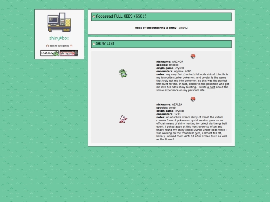 gen2/gsc/fullodds screenshot