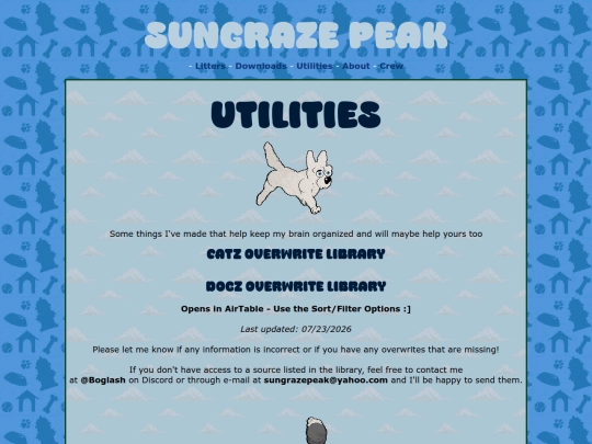 utilities screenshot