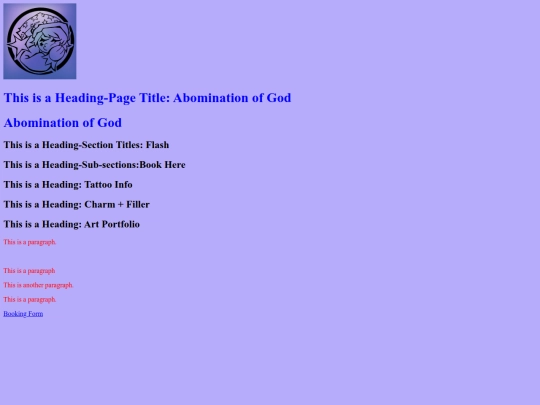 index screenshot