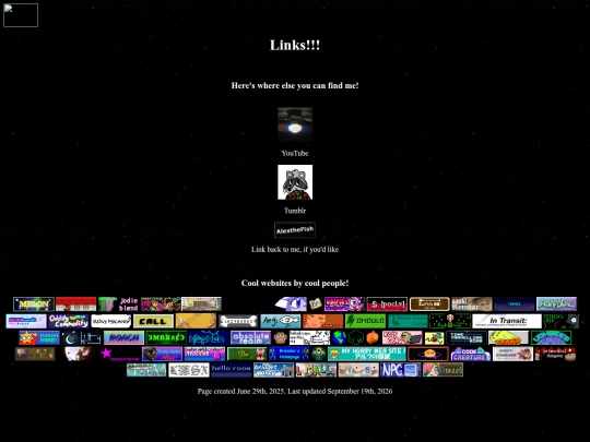Links screenshot