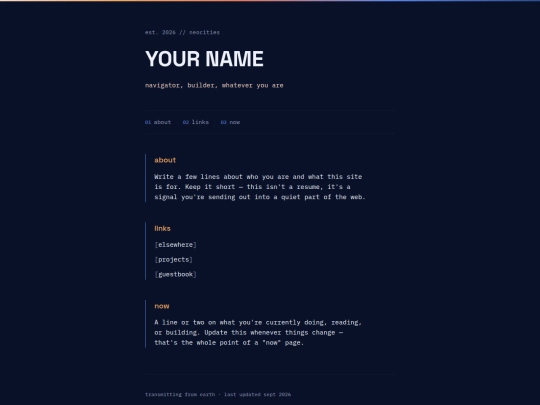 index screenshot