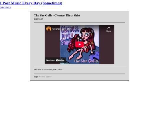 ipostmusic/2024-4-5_the_she_gulls-cleanest_dirty_shirt screenshot