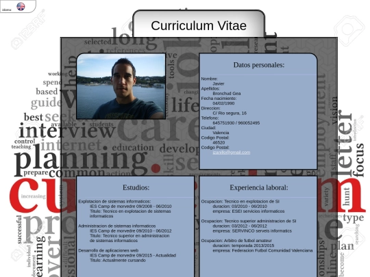 curriculum screenshot