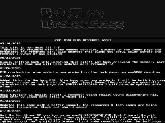 blog screenshot
