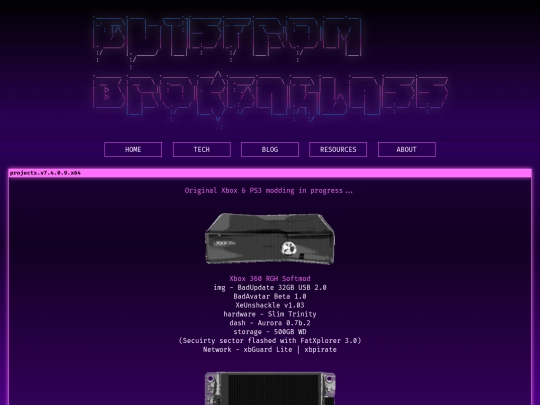tech screenshot