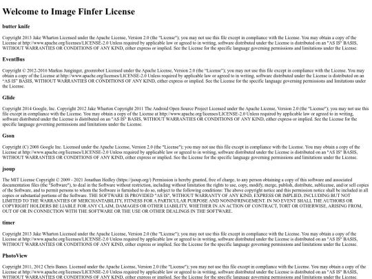 image_finder_license screenshot