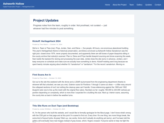 updates screenshot