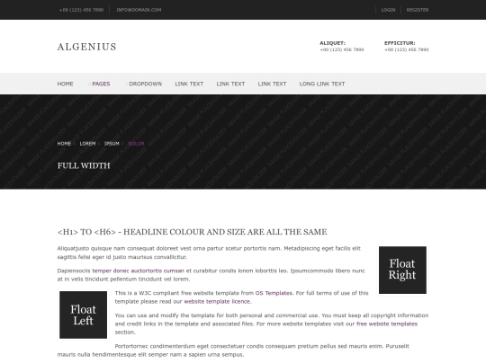 pages/full-width screenshot