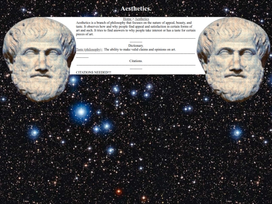 aesthetics screenshot