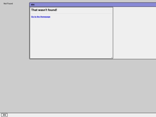 not_found screenshot