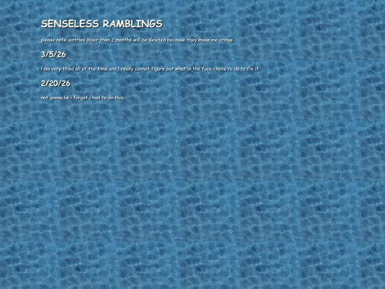 ramblings screenshot