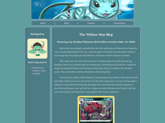 blog screenshot