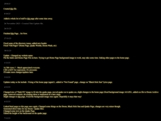 website-updates screenshot
