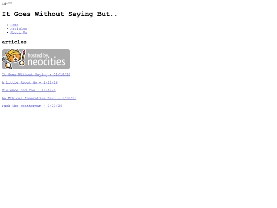 articles screenshot