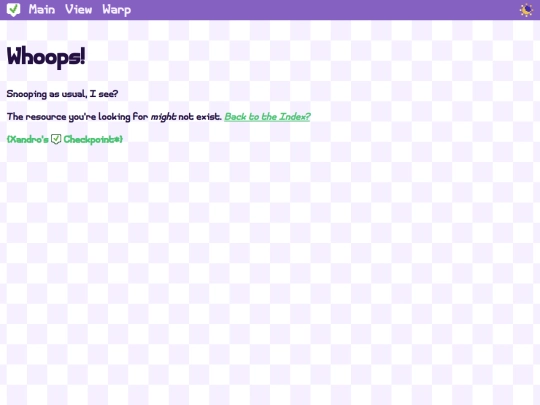 not_found screenshot