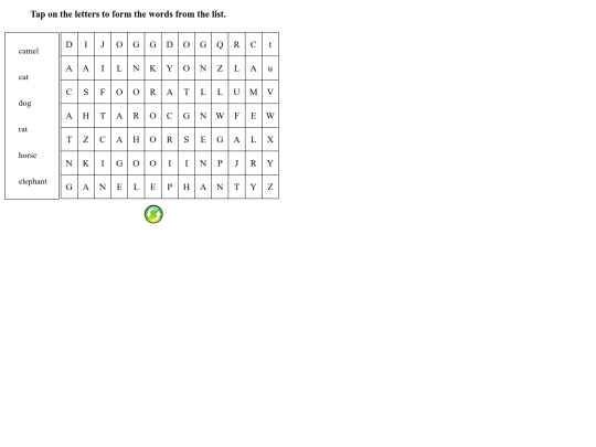 Animals/Word search/animal1 screenshot