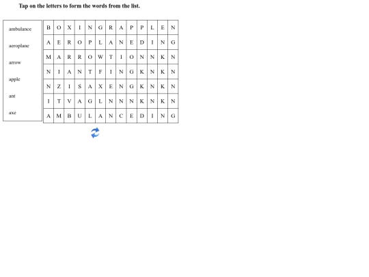 English/Letters/words starting with letter a/Part_4 screenshot