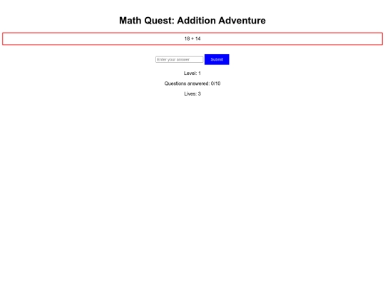 Maths/Addition/Addition Adventure_v5 screenshot