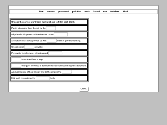 Science/Miscellaneous/Fill in the blank/part_1 screenshot