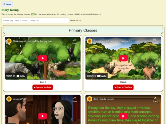 Story Telling Webpages/Story_Telling screenshot