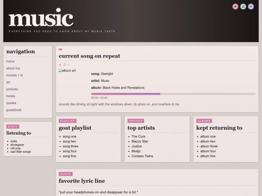 music screenshot