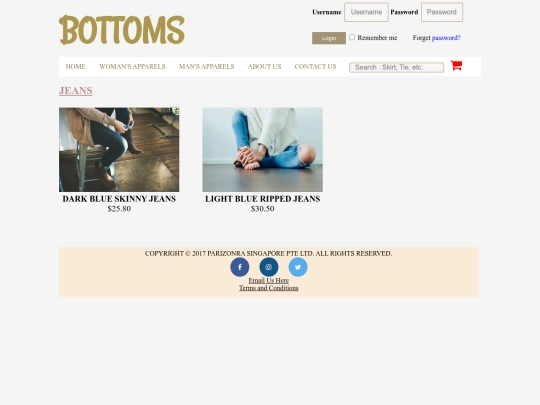 bottoms screenshot