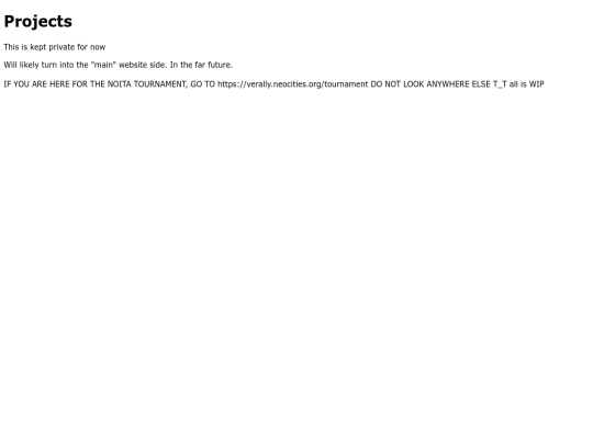 projects screenshot