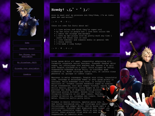 aboutme screenshot