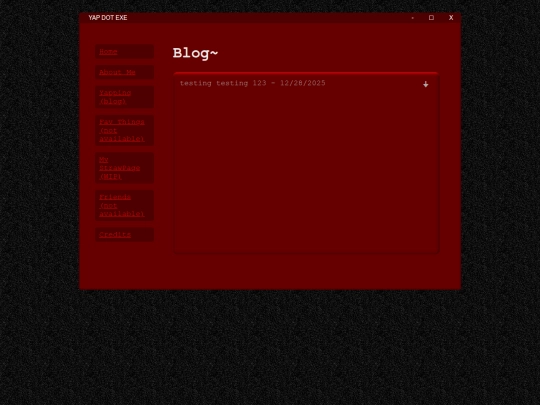 blog screenshot