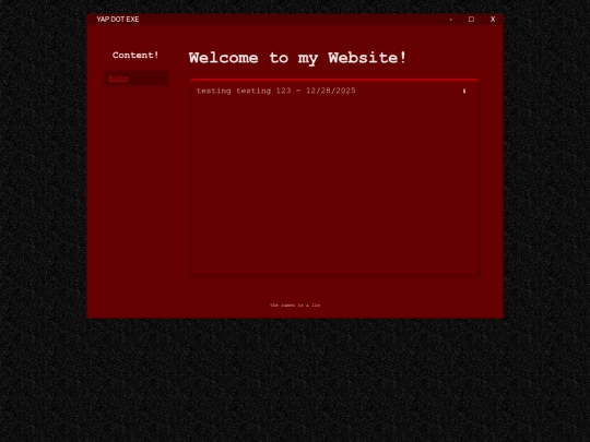 testblog screenshot