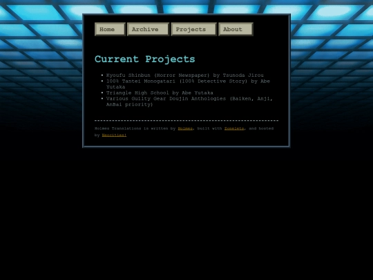 projects screenshot