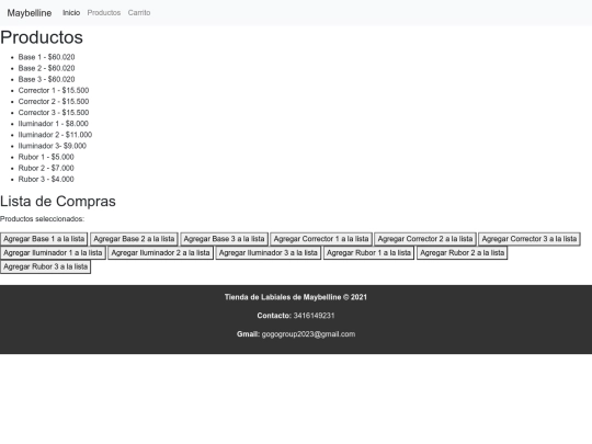 carrito screenshot