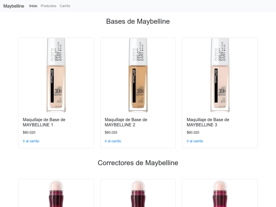 productos screenshot