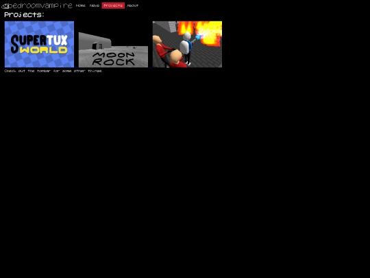 projects screenshot