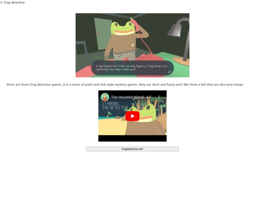 frame/favs/frog screenshot