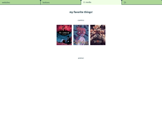 frame/links/media screenshot