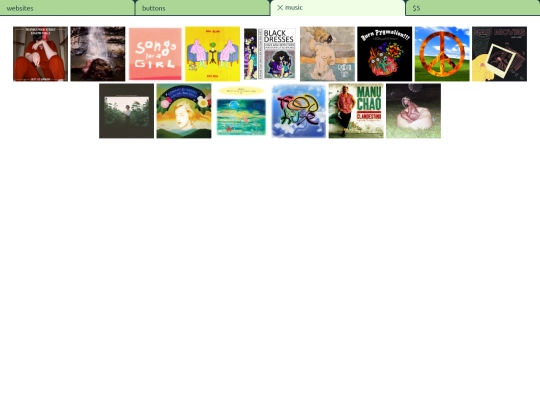 frame/links/music screenshot