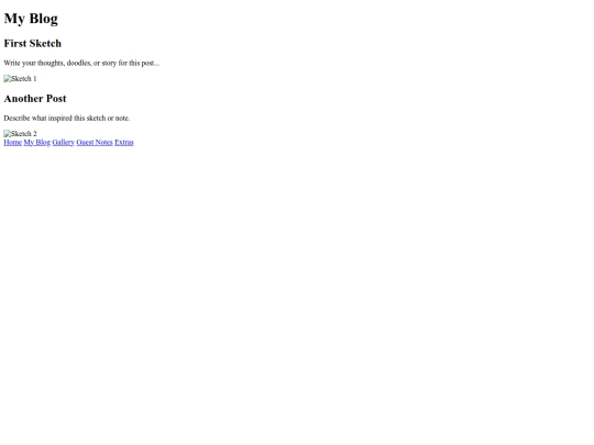 blog screenshot