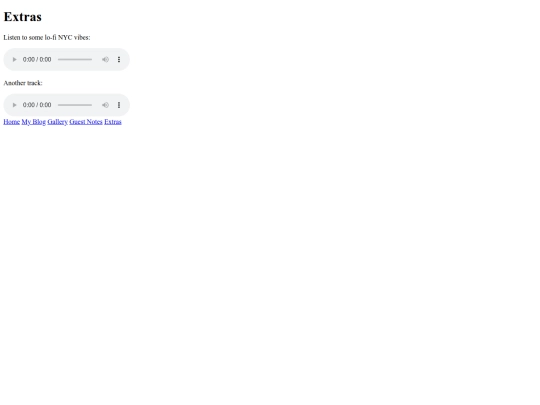 extras screenshot