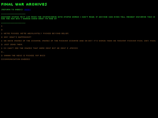 logs/what_the_scallop/stopgivingmethisidontcareidontwantitihaveajobtodoiminvestigatingthingsstopwastingmytime screenshot