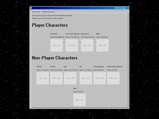 characters screenshot