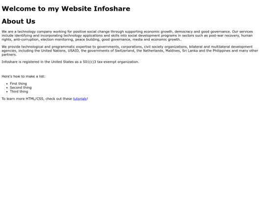 index screenshot