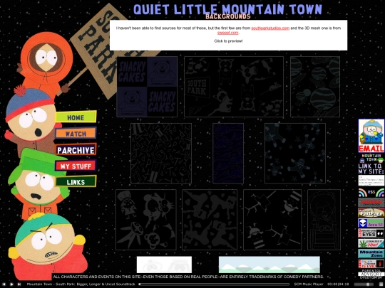 backgrounds screenshot