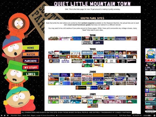 links screenshot