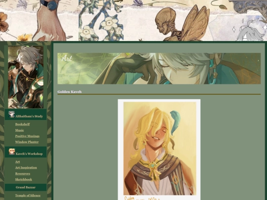 ArtPages/goldenkaveh screenshot